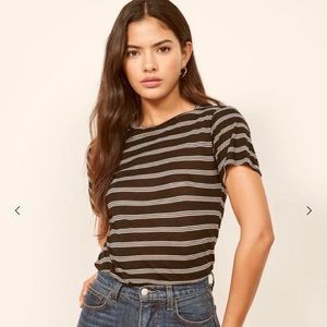 Reformation striped Tee